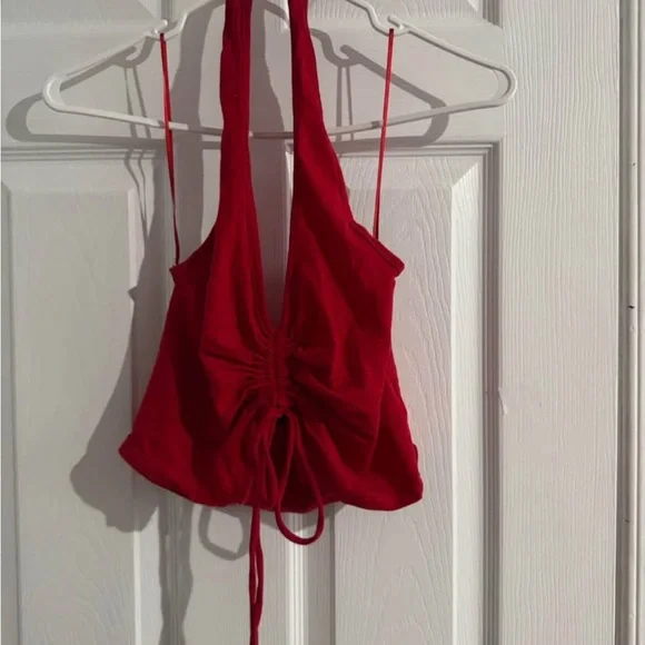 Red Halter Top - Picture 1 of 3